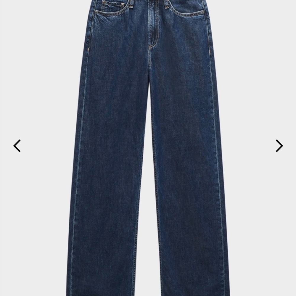 rag & bone Women’s Wide-Leg Featherweight Denim Jeans
